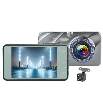 

V2 1080p HD Dashboard Camera 3.5 inch Display Dashcam with Rear View Camera Nighthawk Wide-Angle Loop Recording Night Mode
