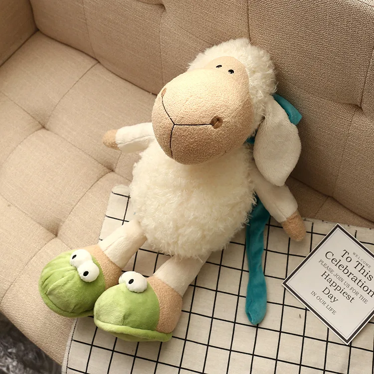 Германия Сонная Веселая овечка подарок на день детей милая овечка плюшевые игрушки на день рождения подарок 4 шт./лот