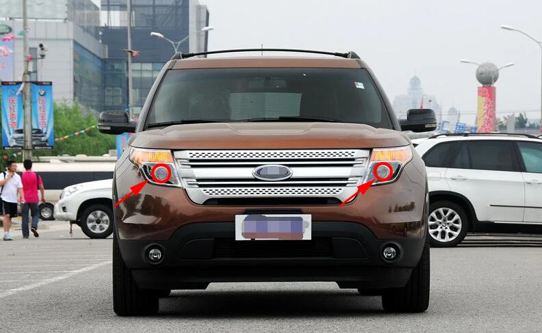 Для Ford Explorer 2011-up Smd комплект светодиодов «глаза ангела» отличное Ультра яркое освещение DRL дневные ходовые огни