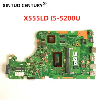 شراءX555LD اللوحة لابتوب ASUS X555LD X555LDB X555LA X555LB X555L X555 اختبار الأصلي Mianboard 4G-RAM I5-5200U GT920M