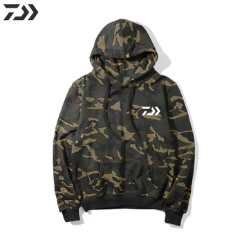 

Fishing Clothing Daiwa Mens Fishing Hoodie Outdoor Sport Camouflage Sweatshirt Fishing Warm Jacket Hoodies Mens Fishing Clothes