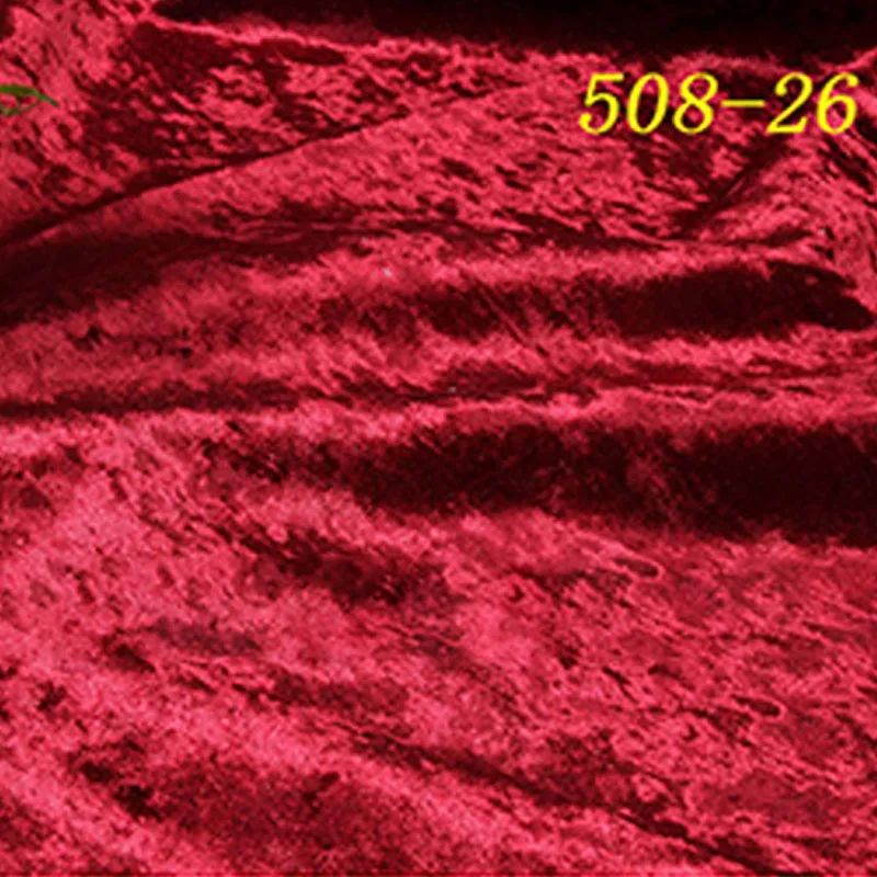 508-26 Yomdid цветная велюровая ткань, сделай сам, диванная подушка, Лоскутная штора, ткань, лед, бархат, ткань, ручная работа, одежда, швейная ткань - Цвет: 508-26