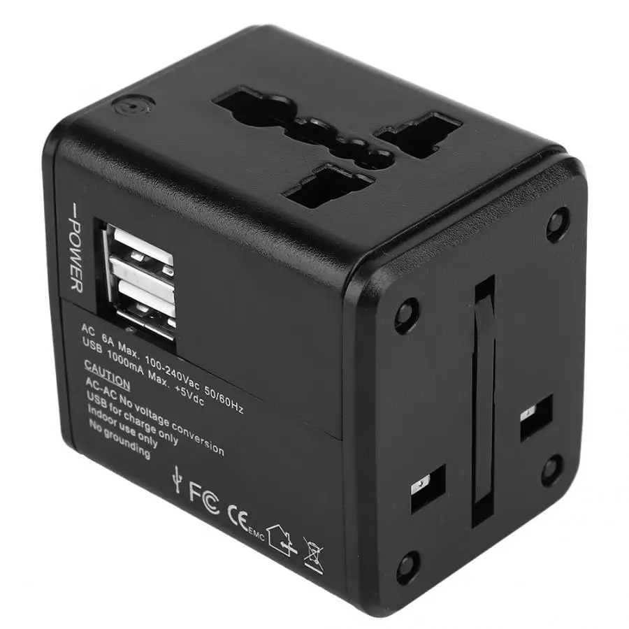 AC 110-250vмногофункциональный двойной USB Международный Трэв