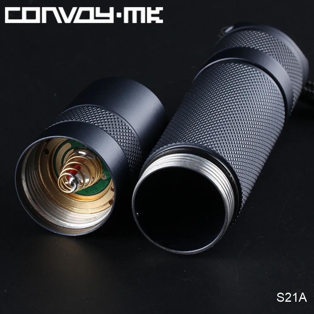 Convoy S21A 2300lm Luminus SST40 светодиодный мощный фонарик 21700 18650 батарея EDC фонарь с AR