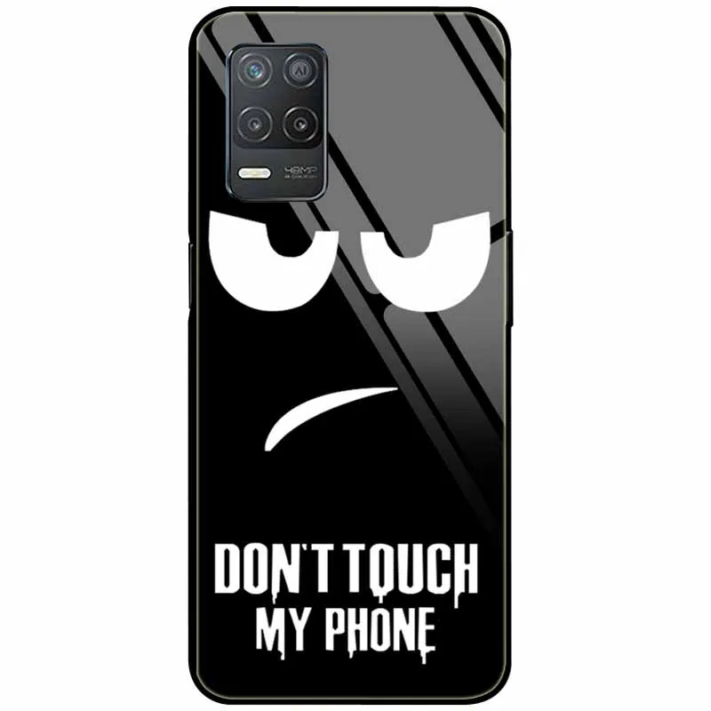 Tempered Glass Hard Protective Back Cover - Cute Design