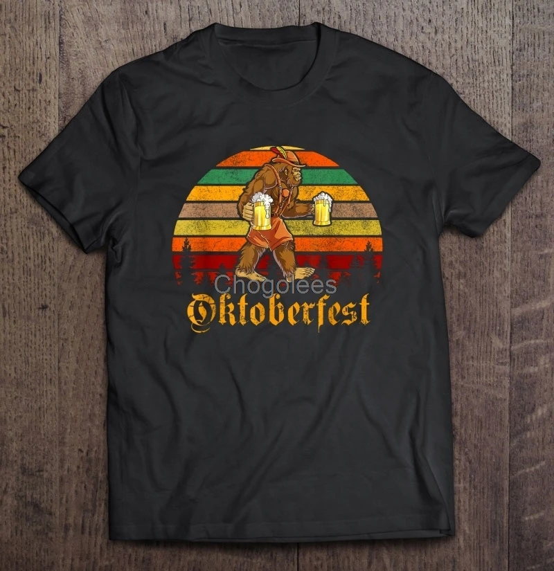 Винтажная модель футболок на Октоберфест Bigfoot Lederhosen |