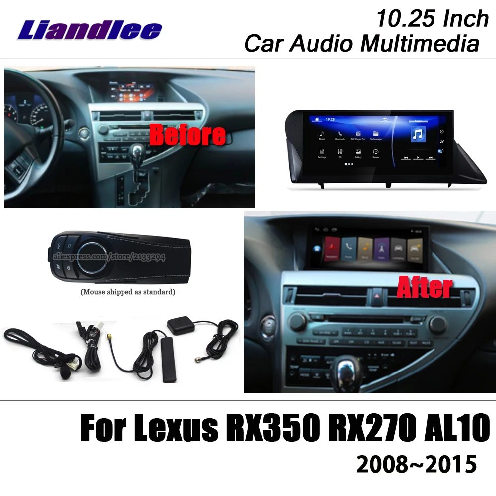 

Car Multimedia System For Lexus RX (AL10) 2008-2015 RX350 RX450h android carplay radio GPS Navigation Player HD Screen