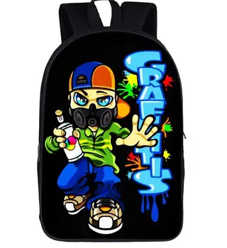 

16 inch Children School Bags Set African Black Boys Kids Backpack Afro Soccer Art Student Elementary Schoolbags