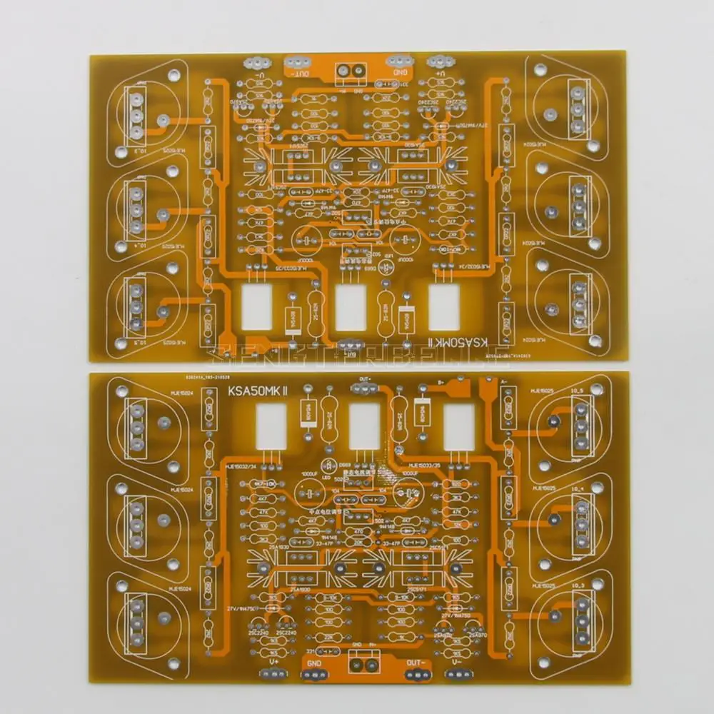 Плата усилителя высокой мощности KSA50 MK2 Pure Class A Hi-Fi стерео аудио Amp PCB 1 пара |