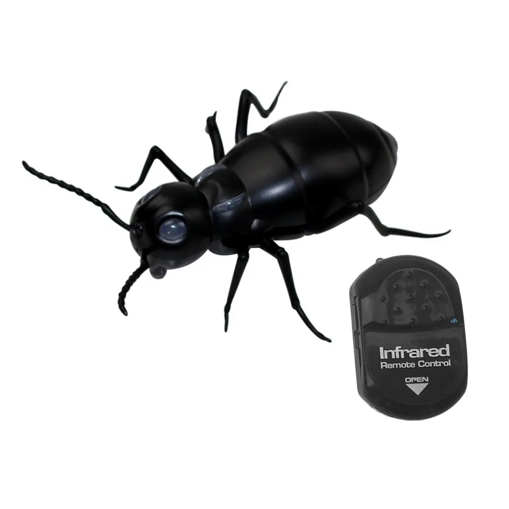 Высокая Имитация животных модель светящиеся глаза инфракрасный пульт дистанционного управления муравей розыгрыш, хитрый игрушка забавный пугающий игрушка для розыгрыша