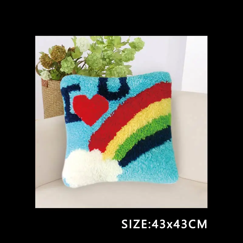 ABZ213 Набор крючков с защелкой для рукоделия Smyrna Knooppakket Klink Haak Kleed Bloemen Подушка Foamiran для цветочной вышивки сделай сам подарок - Цвет: ABZ213