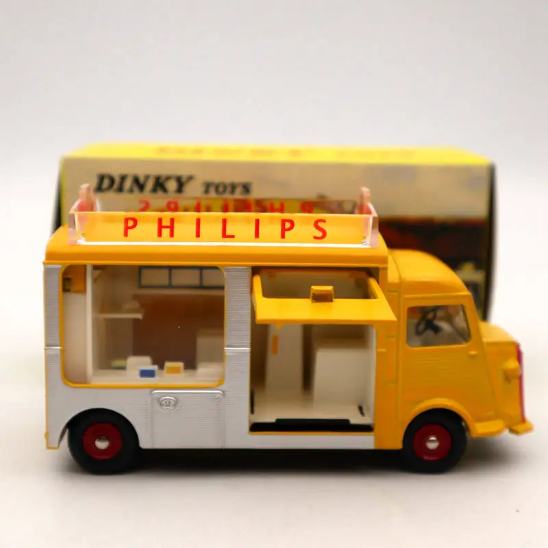 Atlas 1:43 DINKY TOYS 587 Camionnette CITROEN yellow Diecast коллекция моделей Авто