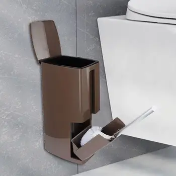 

Novelty Toilet Trash Can Waste Garbage Basket for Bathroom Kitchen Eco-friendly Rubbish Bin with Brush Dustbin Household Tools