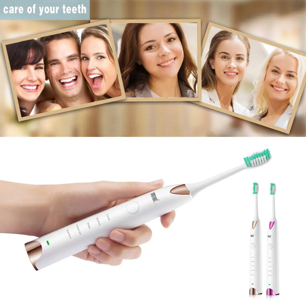 Ximi X800 Waterproof Electric Toothbrush Smart USB Charging Sonic Tooth Brush Adults Automatic Toothbrush With 5 Gears Ximi X800 Waterproof Electric Toothbrush Smart USB Charging Sonic Tooth Brush Adults Automatic Toothbrush With 5 Gears