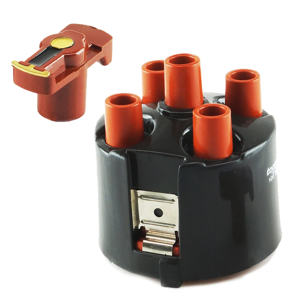Inserted Ignition Distributor 10.2mm 1000Ohm Distribution Cap + R Rotor | Автомобили и - Цена: 