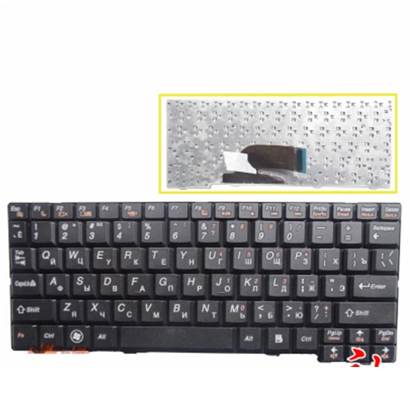 Новая клавиатура RU для Lenovo S10-2 S11 20027 S10-3C S10-2C Клавиатура ноутбука русская черная |