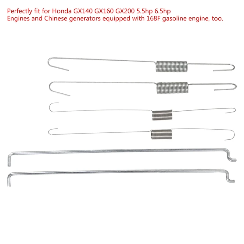 Throttle Return Spring Carburetor Spring Assortment Governor Link Rod 6pcs governor springs
