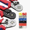 Tubular Terminal Crimping Tools Mini Electrical Pliers HSC8 6-4A/HSC8 6-4 0.25-10mm2/0.25-6mm2 23-7AWG High Precision Clamp Sets 1