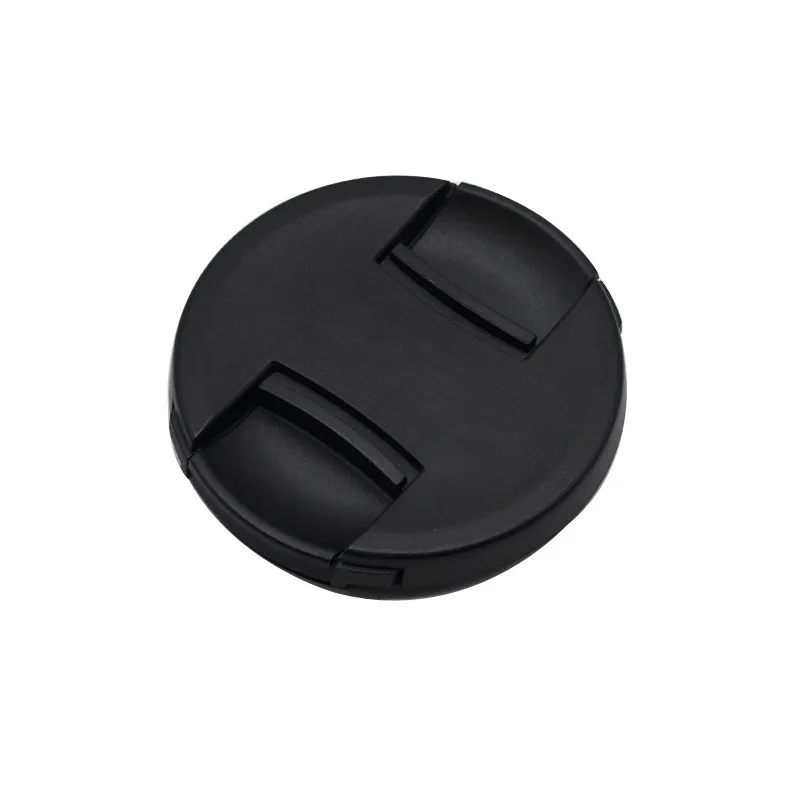 High-quality 43 49 52 55 58 62 67 72 77 82mm center pinch Snap-on cap cover for canon camera Lens