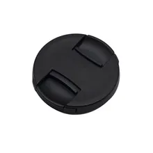 High-quality 49 52 55 58 62 67 72 77 82mm center pinch Snap-on cap cover for canon camera Lens