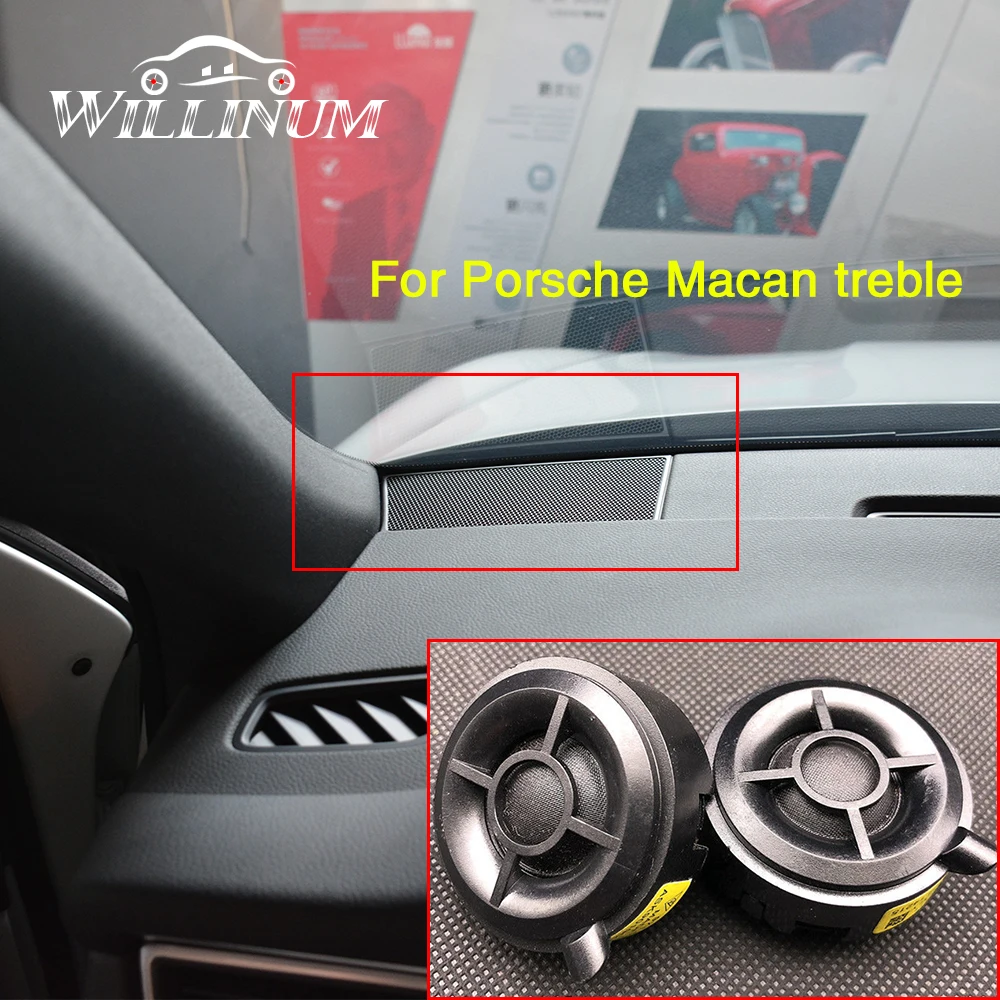

car speaker for Macan Cayenne Panamera 911 718 Boxster Porsche auto tweeter treble audio twiiter horn loudspeaker trumpet trump