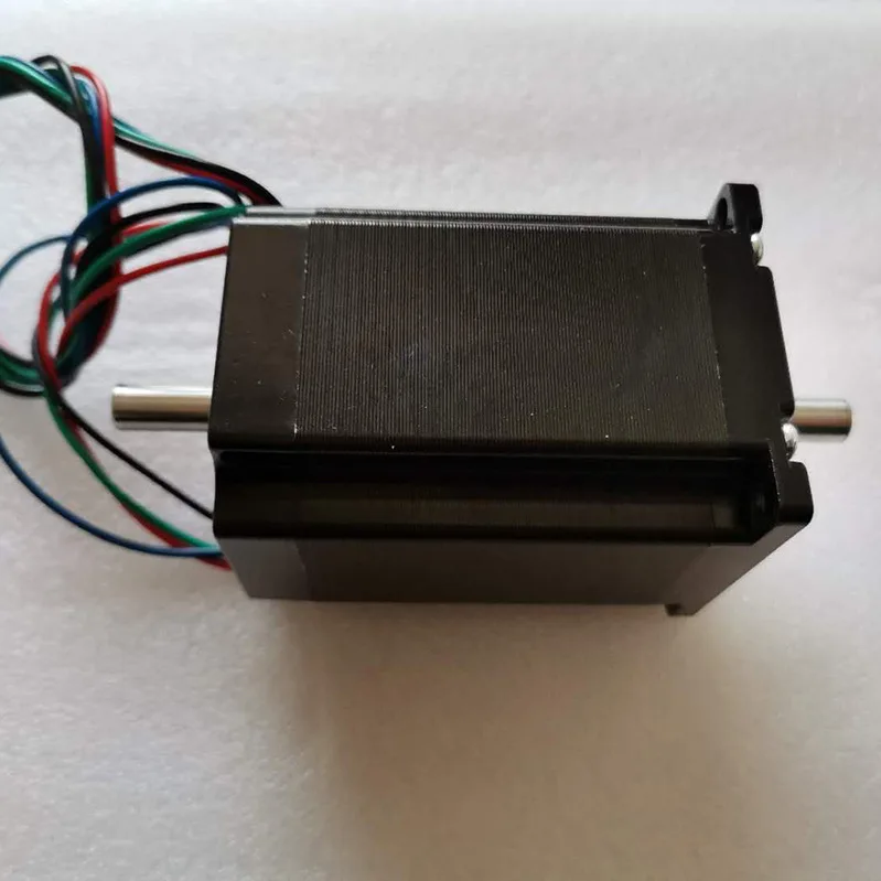 

Double output shaft stepper motor 57hs22-c for mask machine can be equipped with dm542 driver