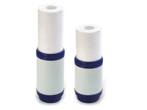 Cartouche filtrante double PP et charbon actif 10 pouces 5 microns