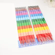 12 цветов, сменные художественные мелки, пастельные, креативные цветные карандаши, граффити, ручка, детская живопись, рисунок, милые канцелярские товары для рукоделия