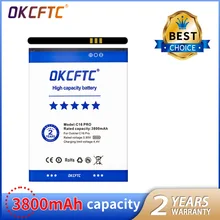 OKCFTC High Quality 3800mAh Battery For OUKITEL S68 / C16 Pro Mobile Phone Replacement + Tracking Number