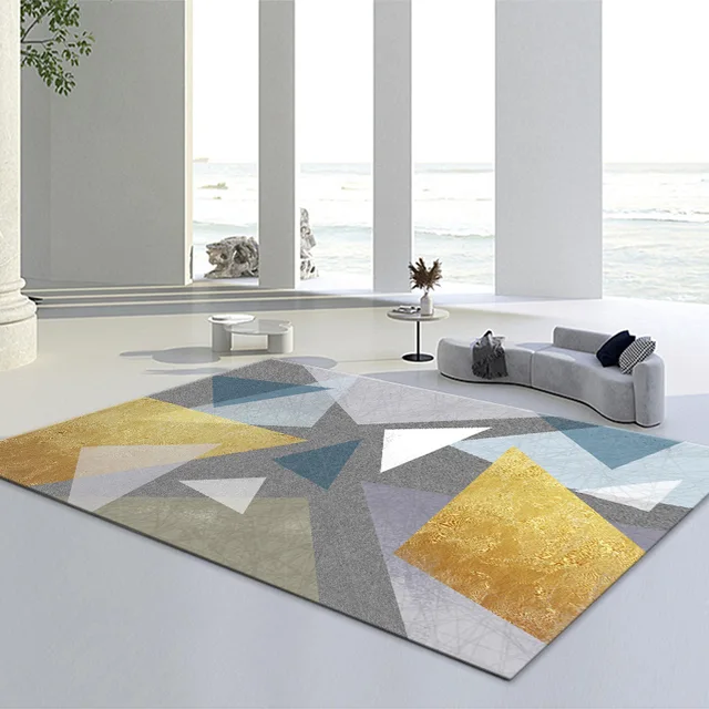 Velvet Carpets 80x160cm Living Room Washable Non-Slip Rugs Bedroom Floor Decoration Home Decor Study Dining Room Area Door Mats B