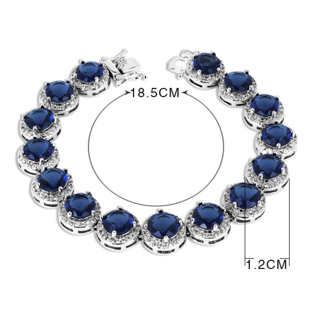 blue stone bracelet