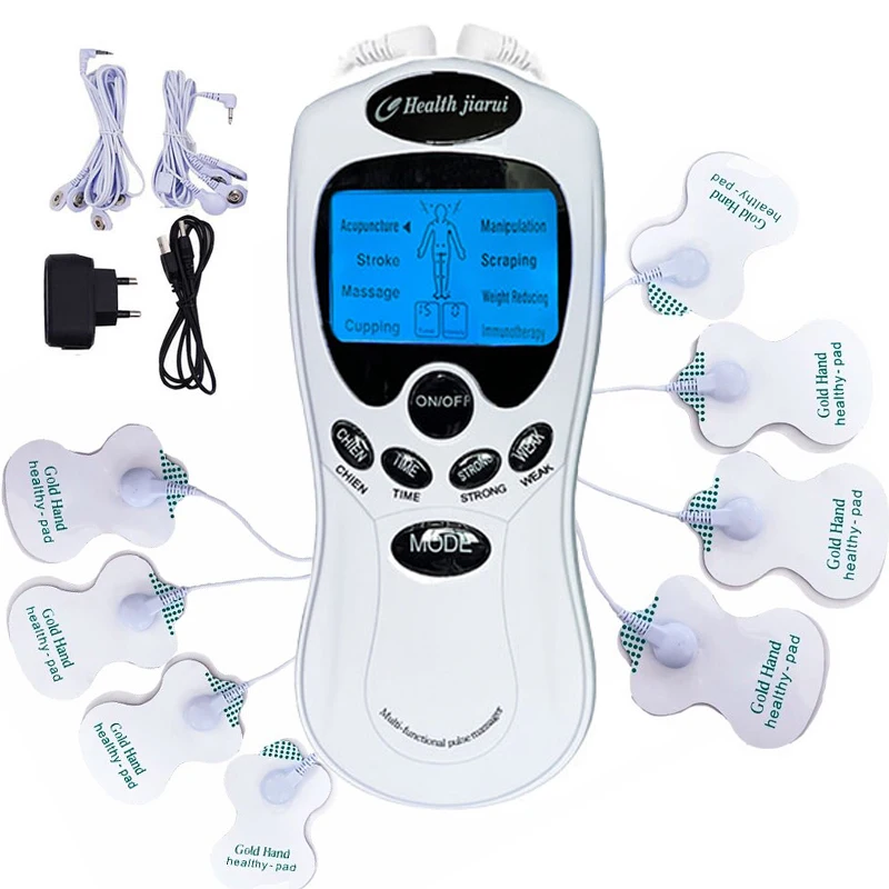 Digital Corporal, Estimulador De Massagem De Acupuntura, Eletroestimulador, 8 Modos