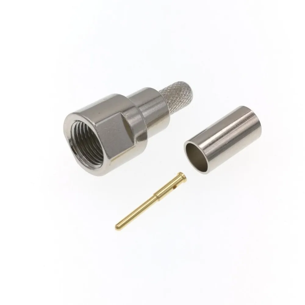 5PCS Connettori N Maschio RF Coassiali 50 Ohm - Per Cavi RG58, LMR195, RG142, RG400 - Foto 6