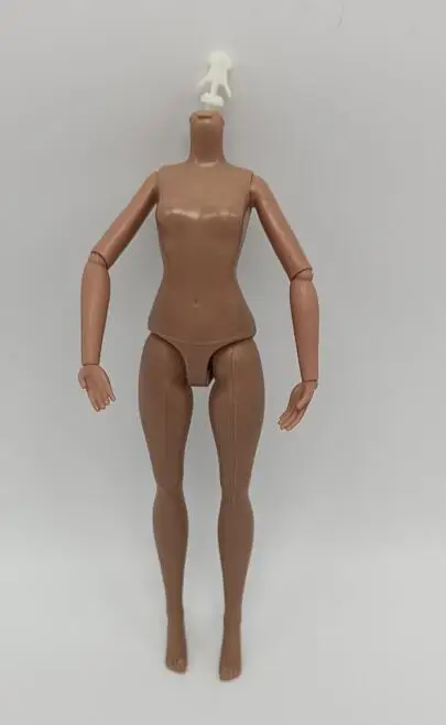 brown prince body Тело куклы мужчины DIY игрушка обнаженное туловище для куклы принцесса красочное тело мульти-суставы Йога тело мышцы человек герой тело принц Кен игрушка куклы - Цвет: brown prince body