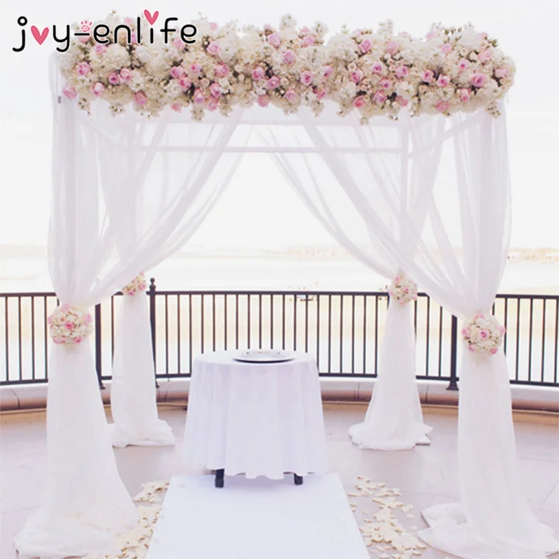 48 см x 10 м Mariage пряжа Тюль рулон прозрачной органзы ткань день рождения, мероприятие, вечеринка принадлежности для украшения свадьбы