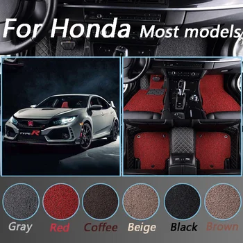 

Wire Car Floor Mats For Honda Accord CRV CR-V Jazz Fit City Civic CRZ UR-V INSPIRE All Models Interior Accessories