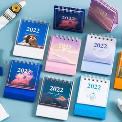 Mini calendrier de Bureau à poser sur pied, joli organiseur, calendrier annuel, T6V4, 2022 