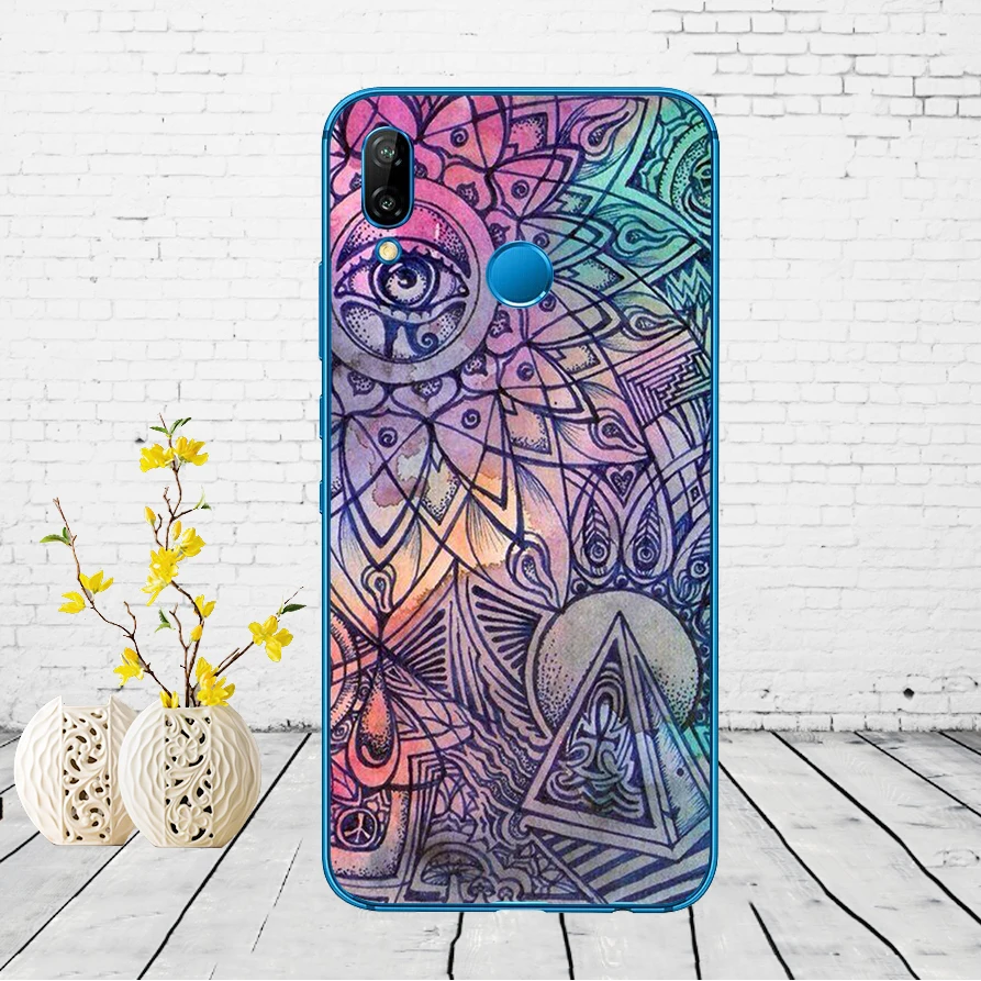 198DD Psychedelic рисунок мягкий силиконовый чехол для Huawei P9 P10 P20 P30 Lite mate 10 20 PRO lite p smart чехол