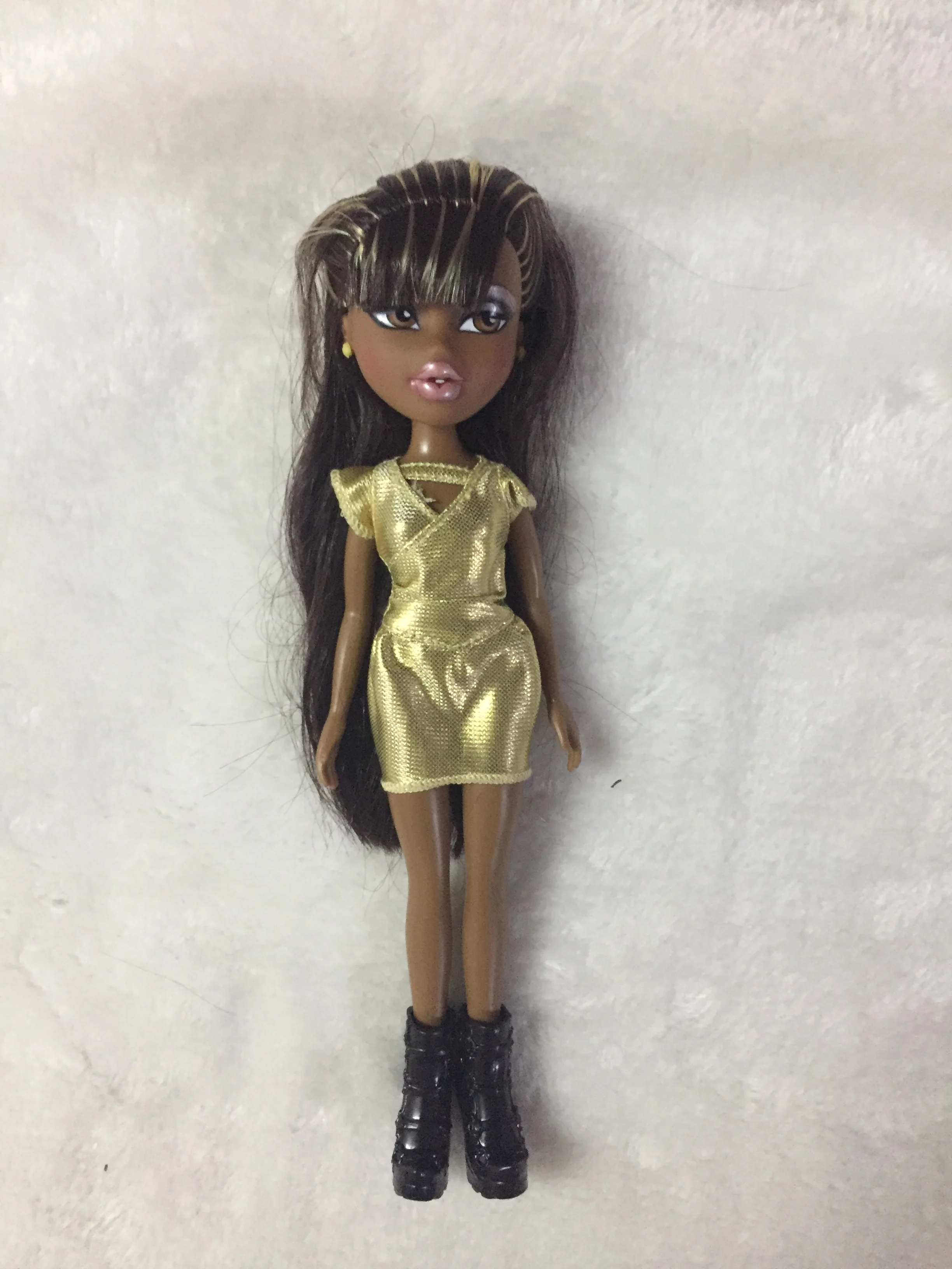 23 см оригинальная модная фигурка оригинальная Кукла Bratz красные волосы с одеждой одеваются игрушка лучший подарок для ребенка