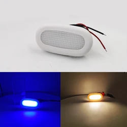 2pcs Marine Yacht Navigation Waterproof Lamp White and Blue Stair Light for Boat Suitable for RV/Car/Camping Vehicle Lighting
