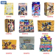 Takara Tomy PTCG Pokemon Cards GX EX MEGA 3D флэш-карта Меч Щит солнце и луна Коллекционная карта подарок детская игрушка