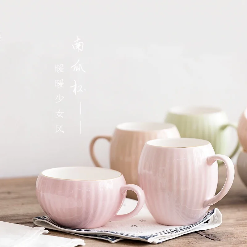canecas молочная Милая чашка с изображение тыквы кофейная кружка tazas de ceramica creativas чашки и кружки забавные рождественские ins дорожный стакан