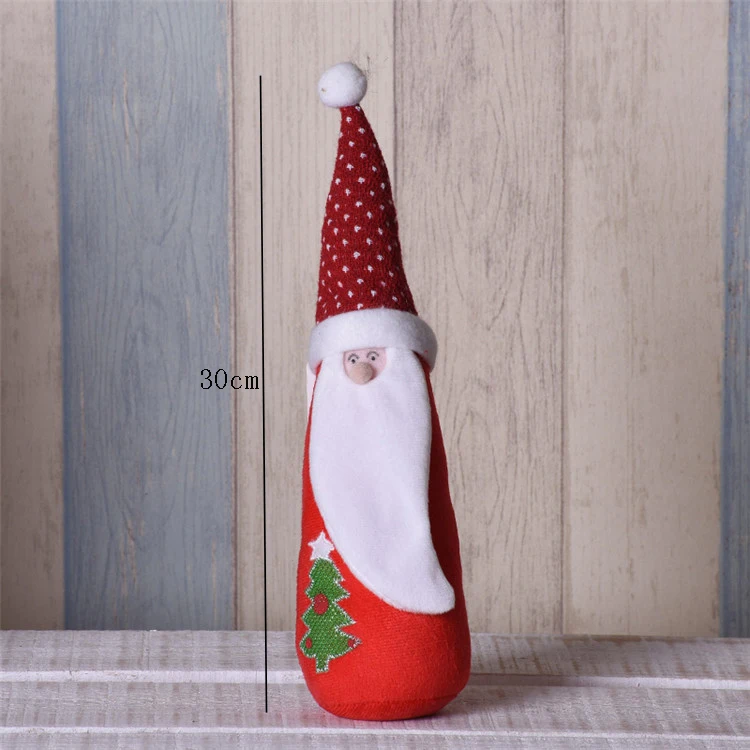 Рождественские украшения для дома, выдвижная стоящая 38-55 см, снеговик, куклы, подарок на год, день рождения, плюшевая игрушка, Рождественский Декор, украшения