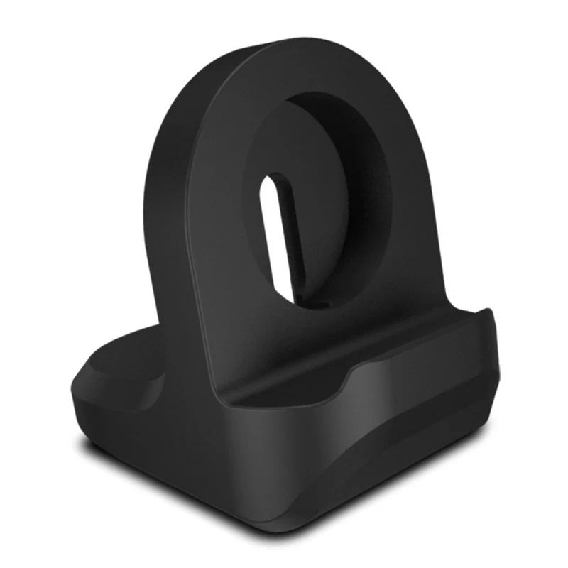 Black Компактная подставка для наручных часов Apple Watch 1/2/3/4 Смарт-часы аксессуары для активного отдыха универсальная Зарядное устройство конверсии зарядки док-станция Подставка для телефона - Цвет: Black