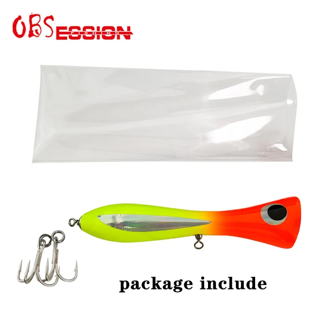 65g90g120g140g Trolling Wood Stickbait Pencil Popper Tuna Boat Fishing Lure Topwater Long Casting Wobbler Carp Artificial Leurre 5