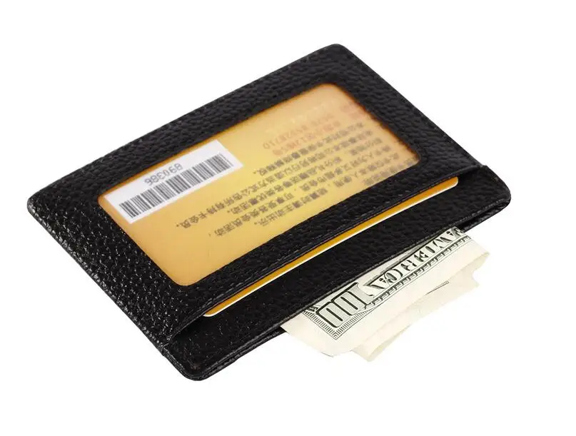 Stock Clearence Cow Genuine Leather Money Clip Fashion Leisure Men's Wallet Casual Unisex Coin Purses Dollar Clips Top Quality