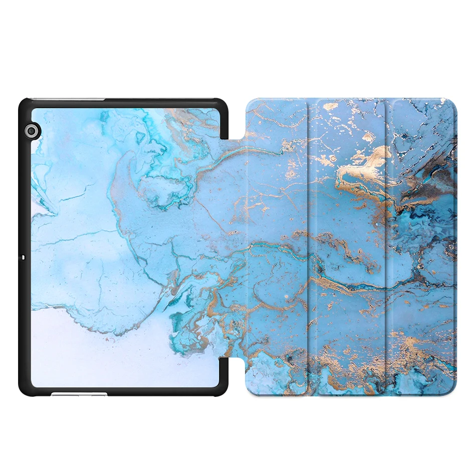 MTT из искусственной кожи флип-чехол для huawei MediaPad T3 10 AGS-L09 AGS-L03 Honor Pad 2 9,6 дюймов Чехол с трехслойной подставкой чехол для планшета Funda - Цвет: HW09