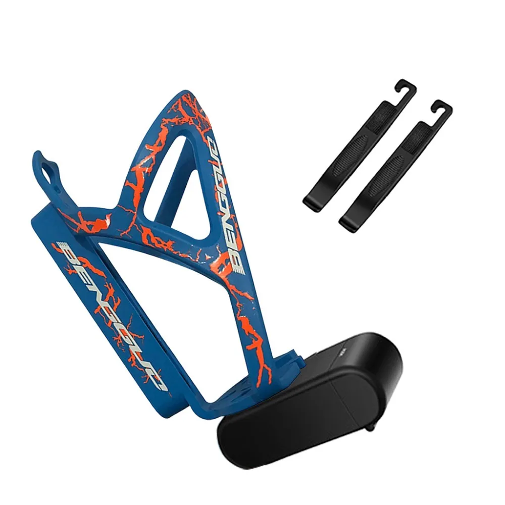 Bike water bottle cage bicycle bottle cage with tool box tire spoon +1tool box +2tire rod bicycle drink holder bidon fiets 50A21 (71)