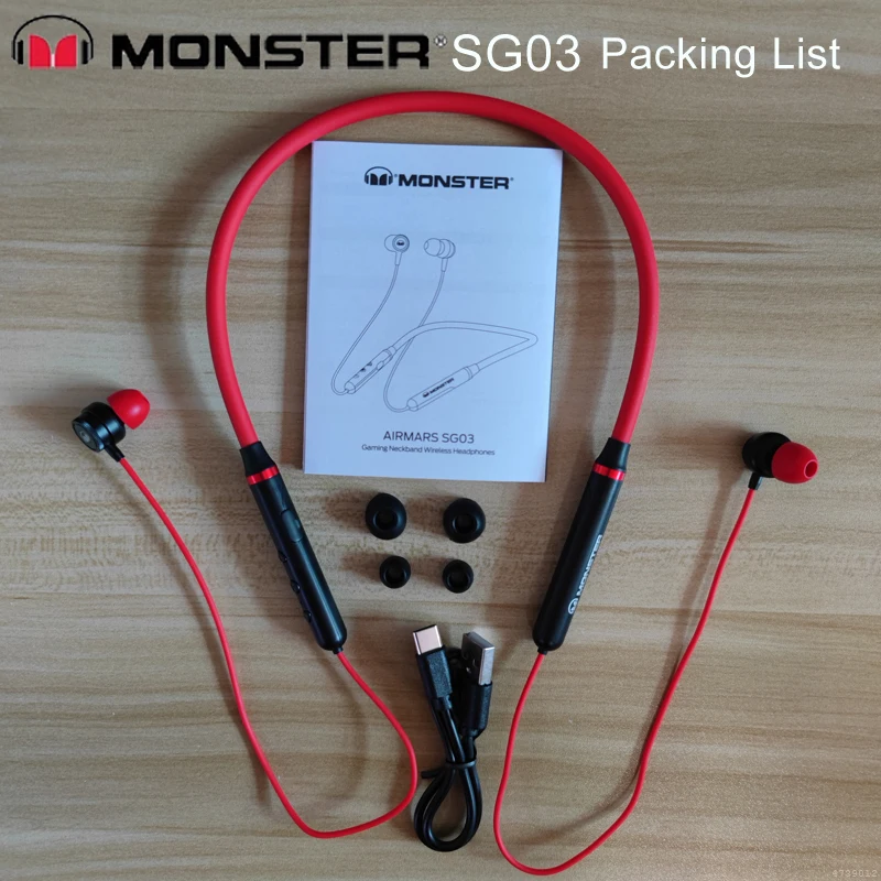 Original Monster Sg03 Headphones Fone 