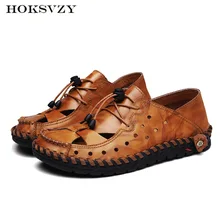 HOKSZVY/мужские сандалии; Мужская дышащая уличная спортивная обувь для отдыха на толстой нескользящей подошве; пляжная обувь; Мужская CLK-9008